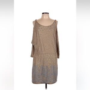 Chelsea & Violet gold polka dot dresss